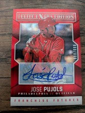 JOSE PUJOLS 2014 Panini Elite Extra Edition /699 Autograph AUTO Card PWE