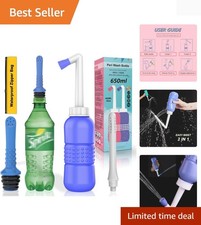 Travel-Friendly 2PCS 650ML Bidet Set with Waterproof Cap for Hygiene On-the-Go