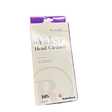 RadioShack VHS VCR Video Head Cleaner Wet System 44-1230 Complete
