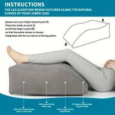 Legs Support Pillow Inflatable Air Cushion Ideal for Varicose Veins Pain Relief