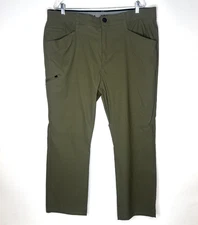 Orvis Tech Pant Mens 40X30 Olive Green Hiking Fishing Water Repellent Stretch