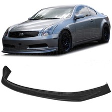 Front Bumper Lip Splitter For 03-06 Infiniti G35 Coupe 2dr Base Black Nis Style