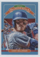 2020 Donruss Optic Diamond Kings Carolina Blue Prizm 40/50 Cody Bellinger #3 o7m