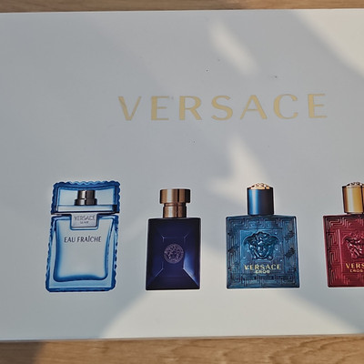 Versace Herren Eau de Toilette 4x5 ml Eros Dylan Blue Flame Fraiche NEU 