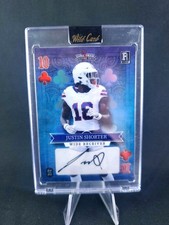 Justin Shorter 2/2 2023 Wild Card 5 Card Draw Rookie RC Auto Raiders UF PSU SSP