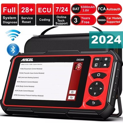 ANCEL DS300 BT KFZ OBD2 Diagnosegerät ALLE System Auto Scanner ECU Key Coding DE