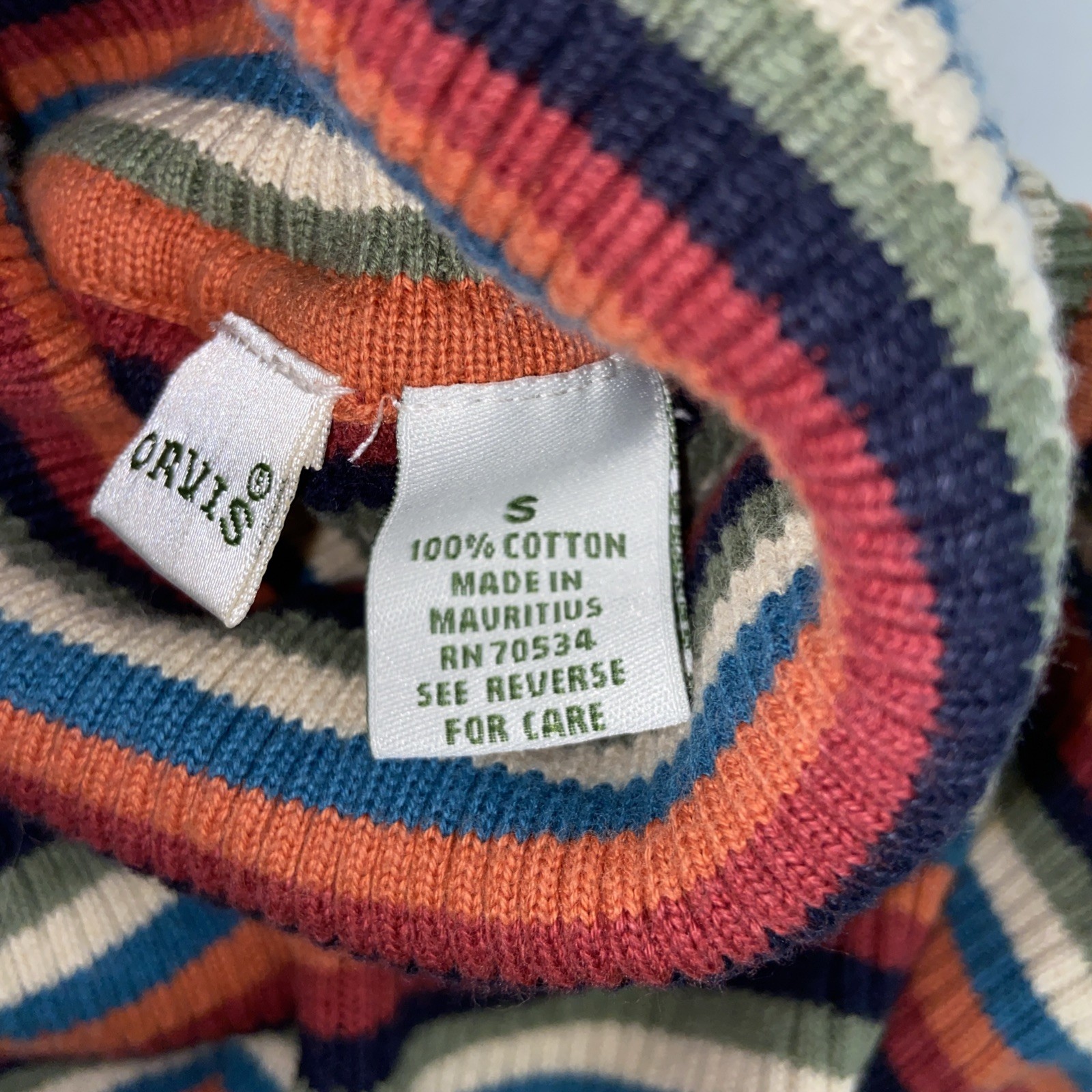 Orvis Pullover Turtle Neck Size Small - image 4