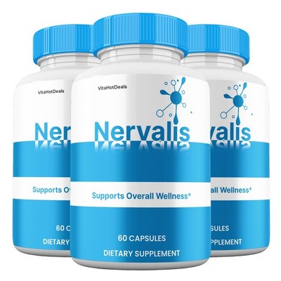 Nervalis Capsules, Max Strength, Nerve alis Nerve Health Supplement (3 pack)