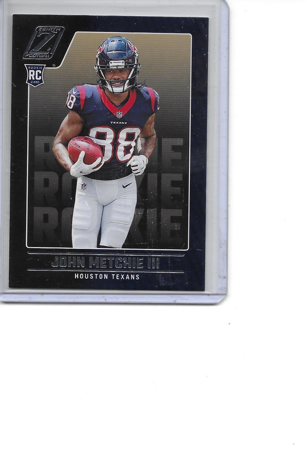 2022 Zenith John Metchie III Rookie Houston Texans Football Card #117