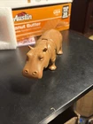 Vintage 1981 Geobra Playmobil Hippo Hippopotamus 5.5" Zoo Animal Toy