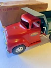 1957 Tonka Red/Green Dump Truck - Excellent to Near Mint with Box Remnants
