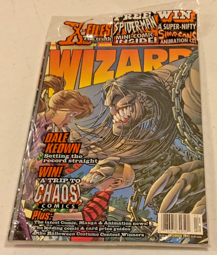 WIZARD Magazine #52 NM (Wizard Press 1995)NEW "Sealed" w/ALL PROMOS