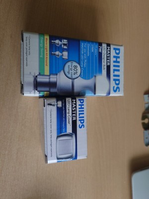 Philips Master LED Designer Leuchtmittel B22 7W mit Lampenabdeckung inklusive 