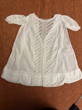 Vintage Christening Baptism White Dress Gown