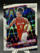 2025 Panini Prizm WNBA #42 Damiris Dantas White Seismic Prizms 3