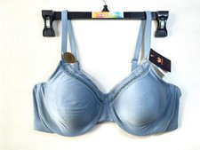 NWT Wacoal Women's 34DDD Perfect Primer Underwire T-Shirt Bra 855213 Blue