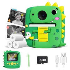 Kids Camera Instant Print, 1080P Kids Digital Camera, Girls Boys Toys Age 3-9,