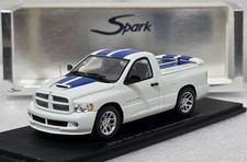 Dodge Ram SRT-10 Commemorative Edition 2005 White/ Blue Stripes 1:43 Spark S0866