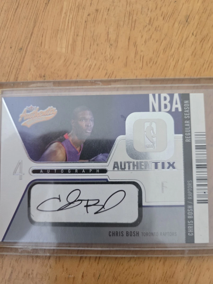 Chris Bosh Basketball Autographed Sports Trading Cards