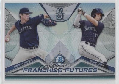 2020 Bowman Draft Franchise Futures Refractor Zach DeLoach Emerson Hancock 0r4r