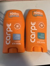 LOT OF 2 Carpe Antiperspirant Underarm Lotion 1.76 oz/ 50g View Photos