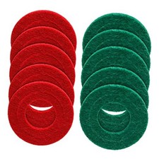 10 Pack Battery Terminal Anti Corrosion Washers Fiber(Green&Red) 5 Red+5 Green