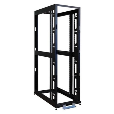 Tripp Lite 42U 4-Post Open Frame Rack Cabinet Square Hole Heavy Duty Caster