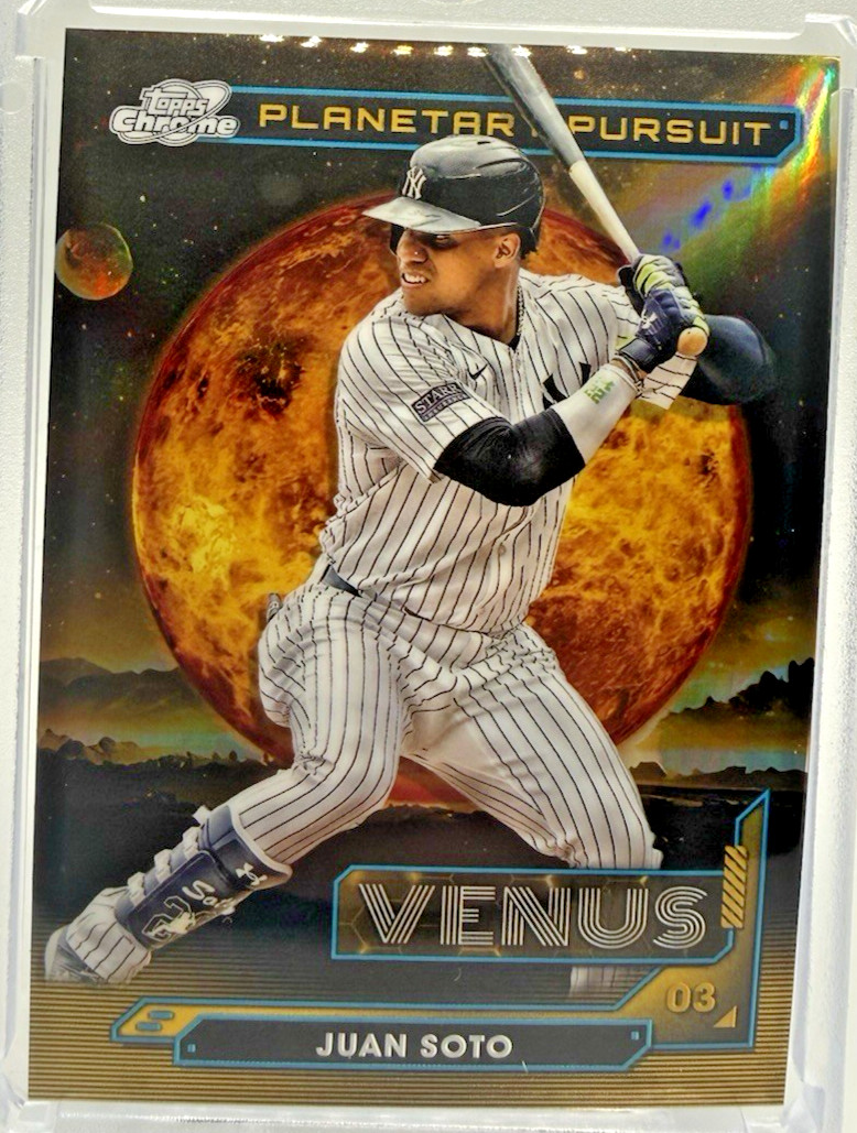2024 Topps Cosmic Chrome Planetary Pursuit Venus Juan Soto #PPV-10 Yankees