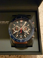 TAG Heuer Carrera Blue Men's Watch - CBG2A11.FC6460 NEW