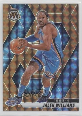 2024-25 Panini Mosaic Bronze Mosaic Prizm 63/75 Jalen Williams #150 5y7