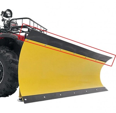 Moose Utility Division Gummileiste oben - passend für Moose Plow Schneeschild...