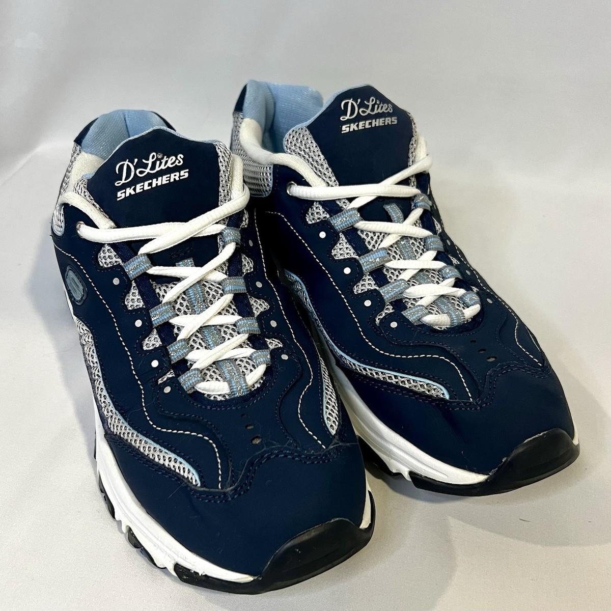 Skechers D'Lites Lifesaver Navy/White/Light Blue US Women’s Size 10