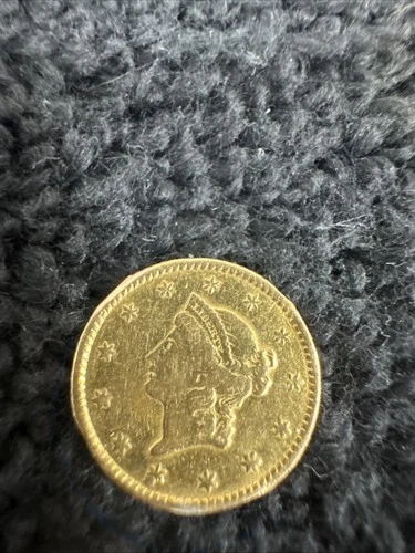 1852 $1 Liberty Head Gold Coin One Dollar