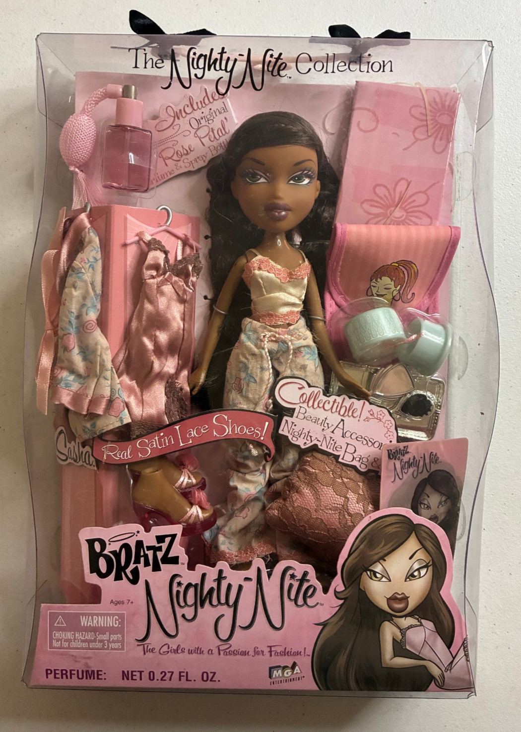 2004 Bratz Nighty Nite Collection Sasha Doll MGA Entertainment Rare