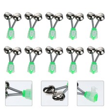 10 Pcs Angelrutenglocke Angeln Bissanzeiger Angelalarmglocken Angelglockenalarm