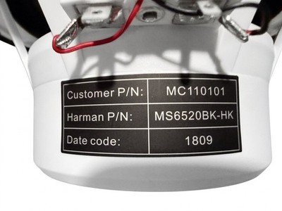 MS 6520 | x2 6” Coaxial, 180W Marine Grade Speakers Harmon Kardon