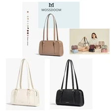 MOSSDOOM Shoulder Bag Black Brown White Square Shape Women Korean Fashion