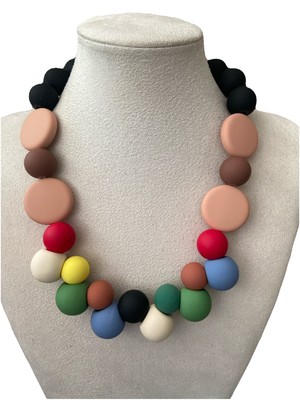 Damen Kette Statement Collier Halskette Modeschmuck Perlenkette Modekette