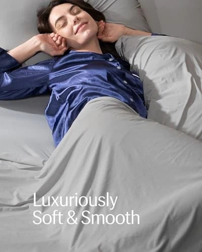 Evercool+ Top Sheet, Full/Queen Full/Queen (1 Flat Sheet only) Light Gray - Imagem 4 de 4