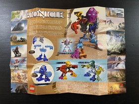 2001 Lego Bionicle Maku 3 McDonald's Complete with Manual, Disk, and Bag 