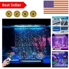 Waterproof RGB Aquarium Light with Bubbler - Ideal for Aquatic Decor