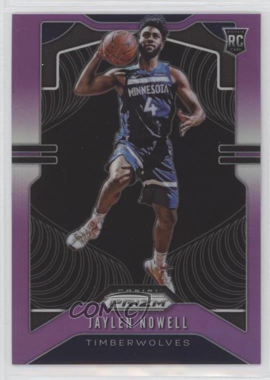 2019-20 Panini Prizm Purple 48/75 Jaylen Nowell #281 Rookie RC 11jf