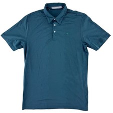 Criquet Polo Shirt Mens Large Green Pima Cotton Blend