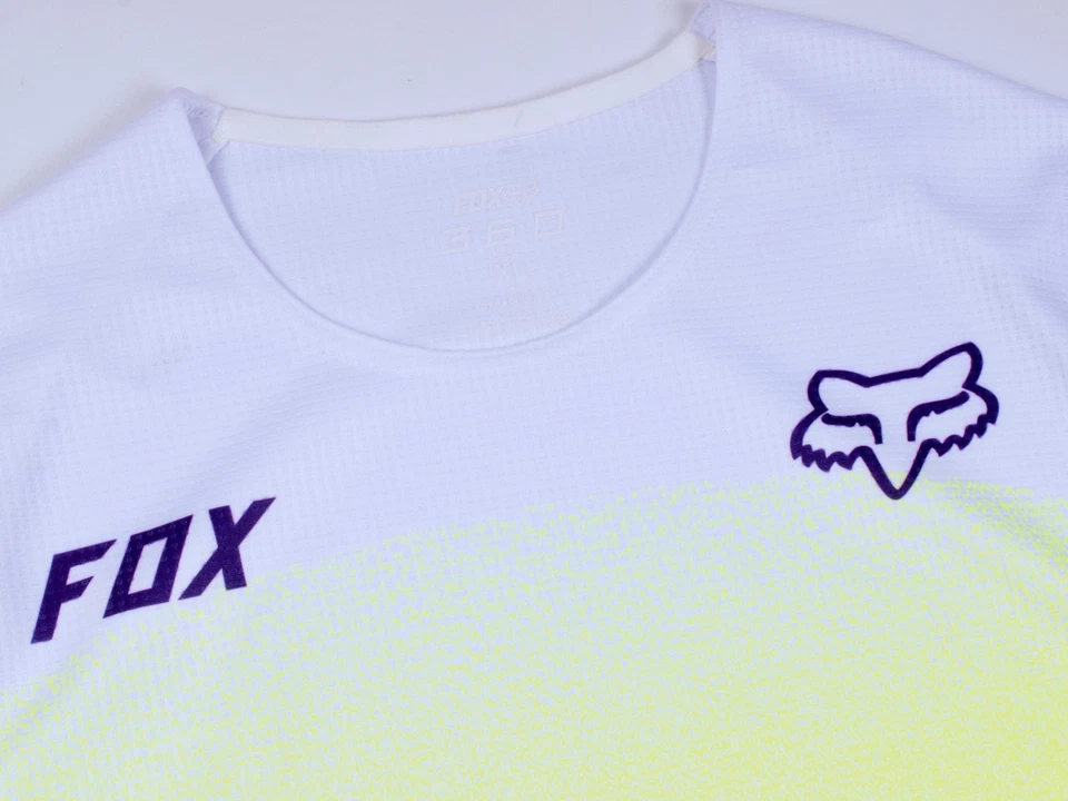 Camiseta deportiva estampada para hombre FOX Racing 360 Flexair amarillo neón motocross ciclismo talla XL Foto 3 de 4