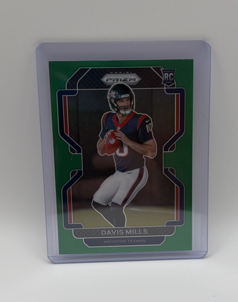 2021 Panini Prizm - Rookie Davis Mills #352 Green Prizm (RC)