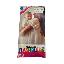 12 Pack SYLVANIA Blue Dot Camera Flash Bulbs M3B BRAND NEW in Box NOS