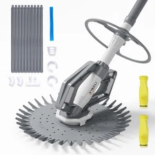 Pool Vacuum Above Ground Indoor Outdoor Automatic Swimming Pool Cleaner Sweep...