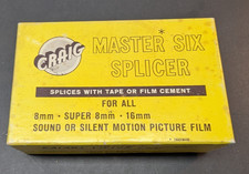 Vintage Craig Master Six Splicer Model S-6 for 8mm Super 8  16mm Film