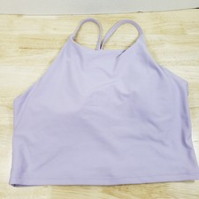 Sujetador deportivo Longline lavanda grande azul marino antiguo espalda deportiva ropa deportiva entrenamiento top yoga