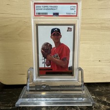 2000 Topps Traded #T88 Adam Wainwright PSA 9 Mint Rookie Card StL Cardinals HOF